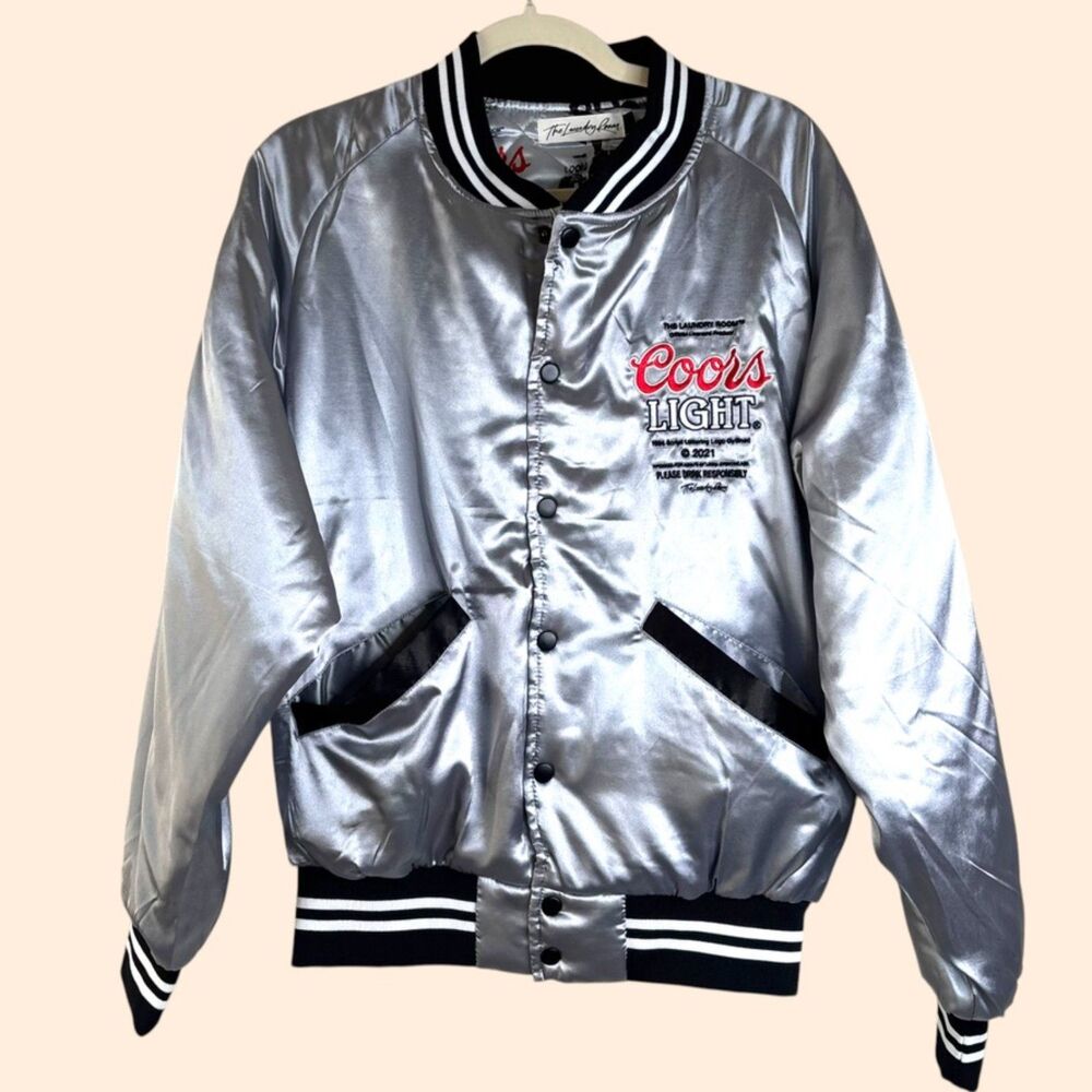 The Laundry Room Coors Satin Varsity Jacket